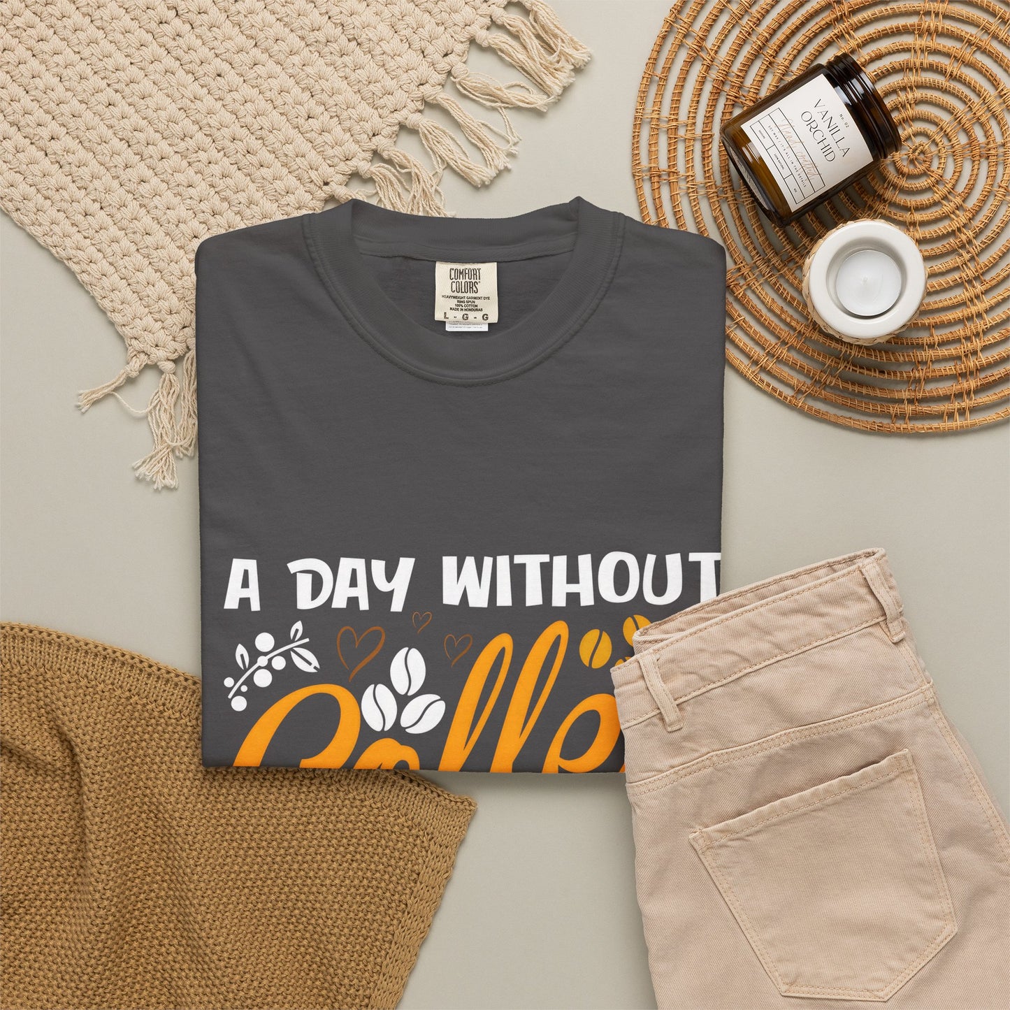 Coffee Lovers Unisex T-Shirt - 'A Day Without Coffee Is Like Just Kidding I Have No Idea'