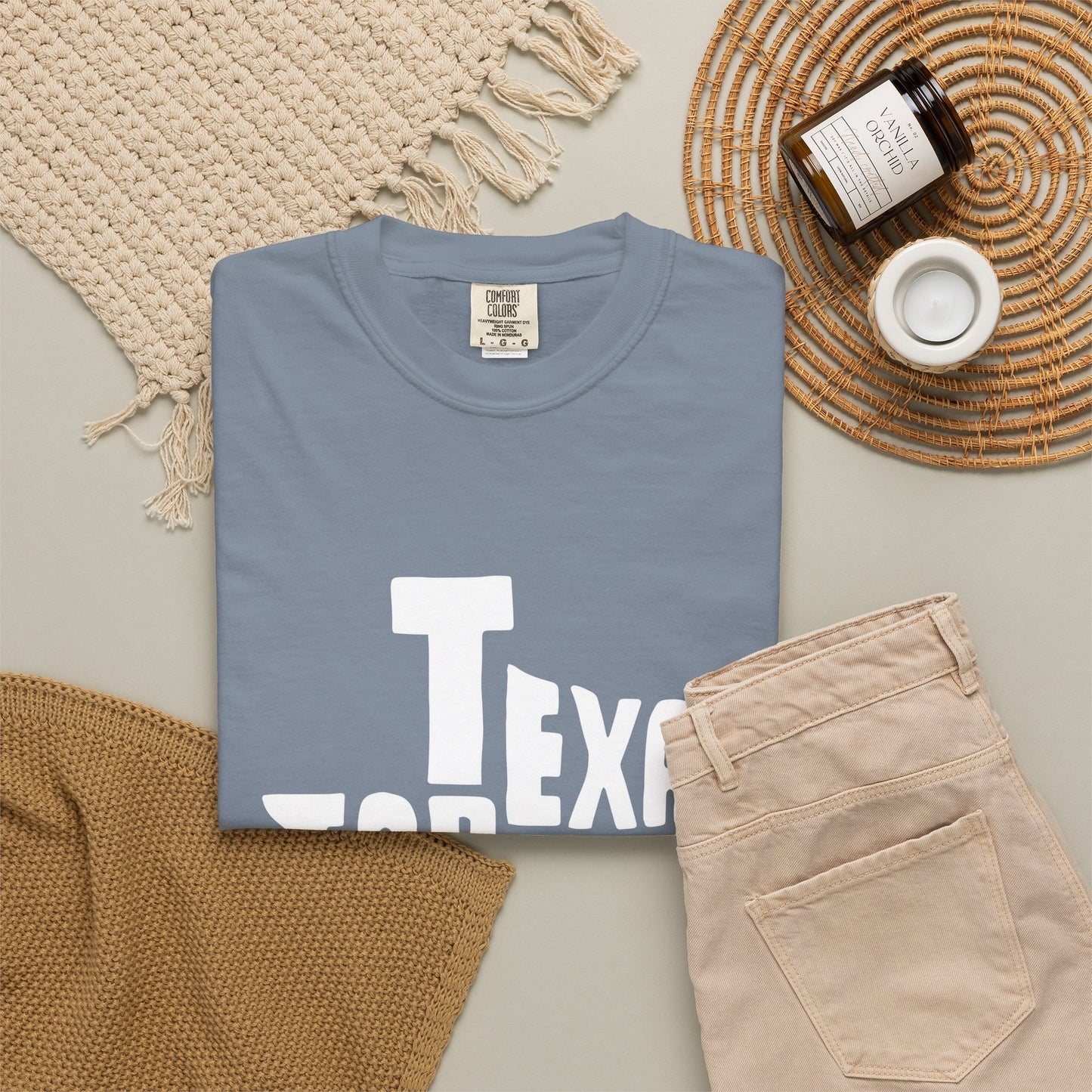 Texas Forever Garment-Dyed Unisex T-Shirt – Casual Comfort for Proud Texans