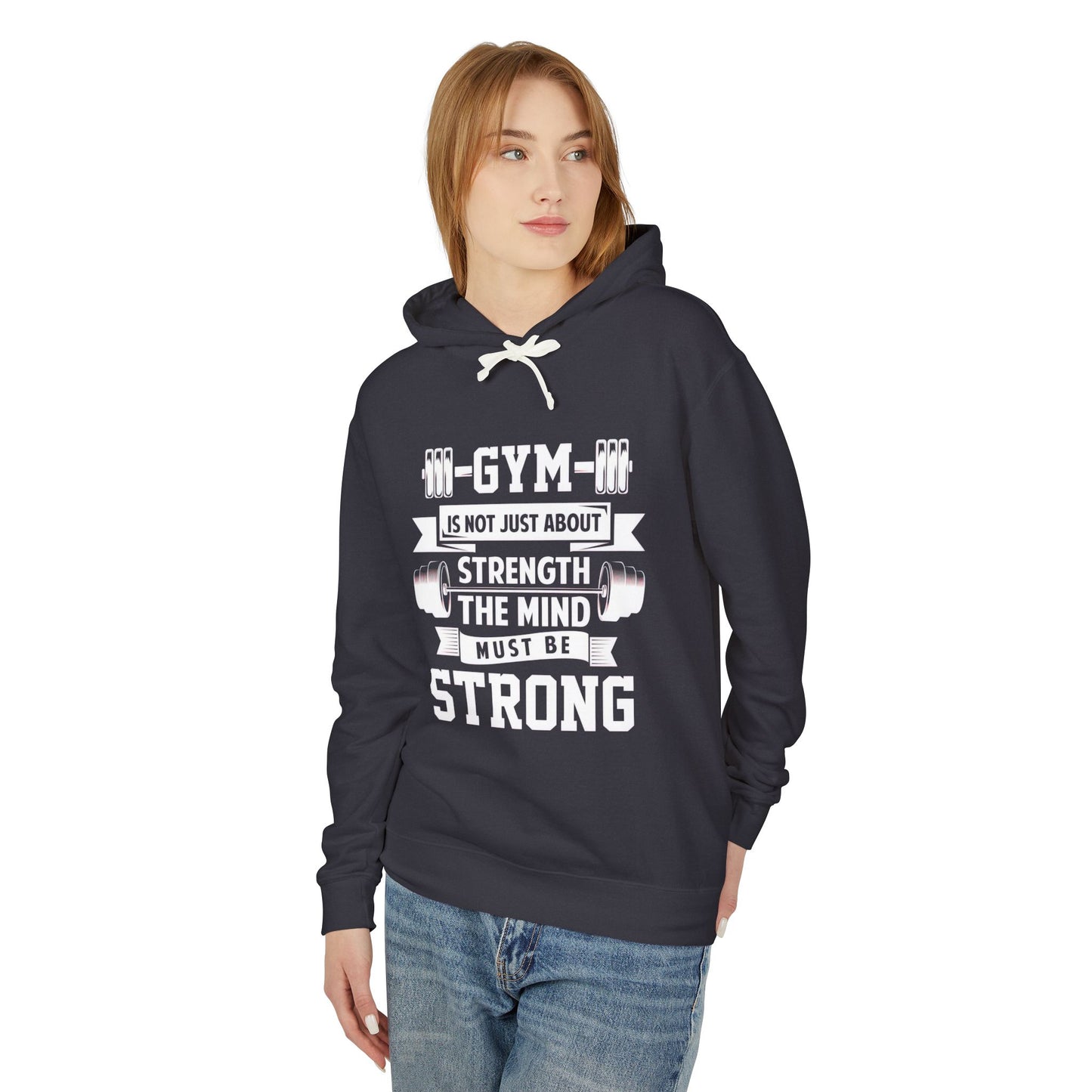 Gym Strength Motivational Unisex Hoodie – Workout, Fitness Gift