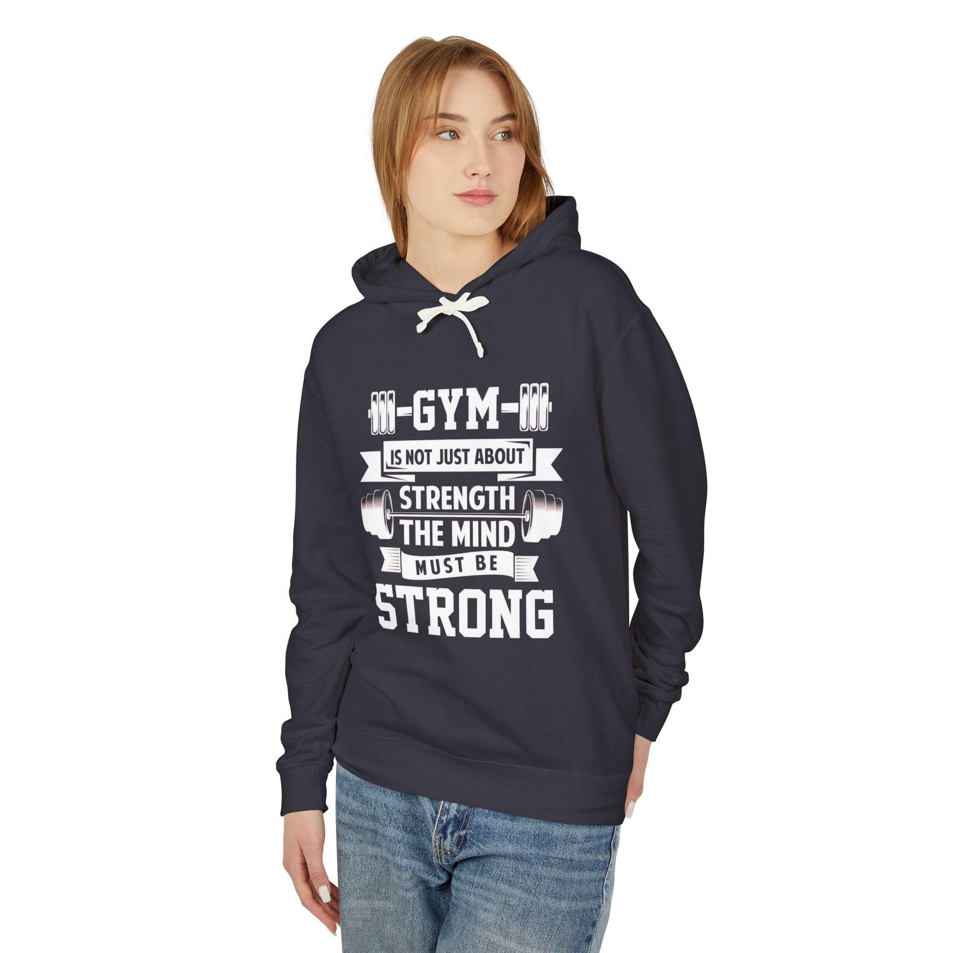 Gym Strength Motivational Unisex Hoodie – Workout, Fitness Gift