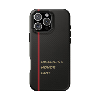 Discipline, Honor, Grit Impact-Resistant Phone Case