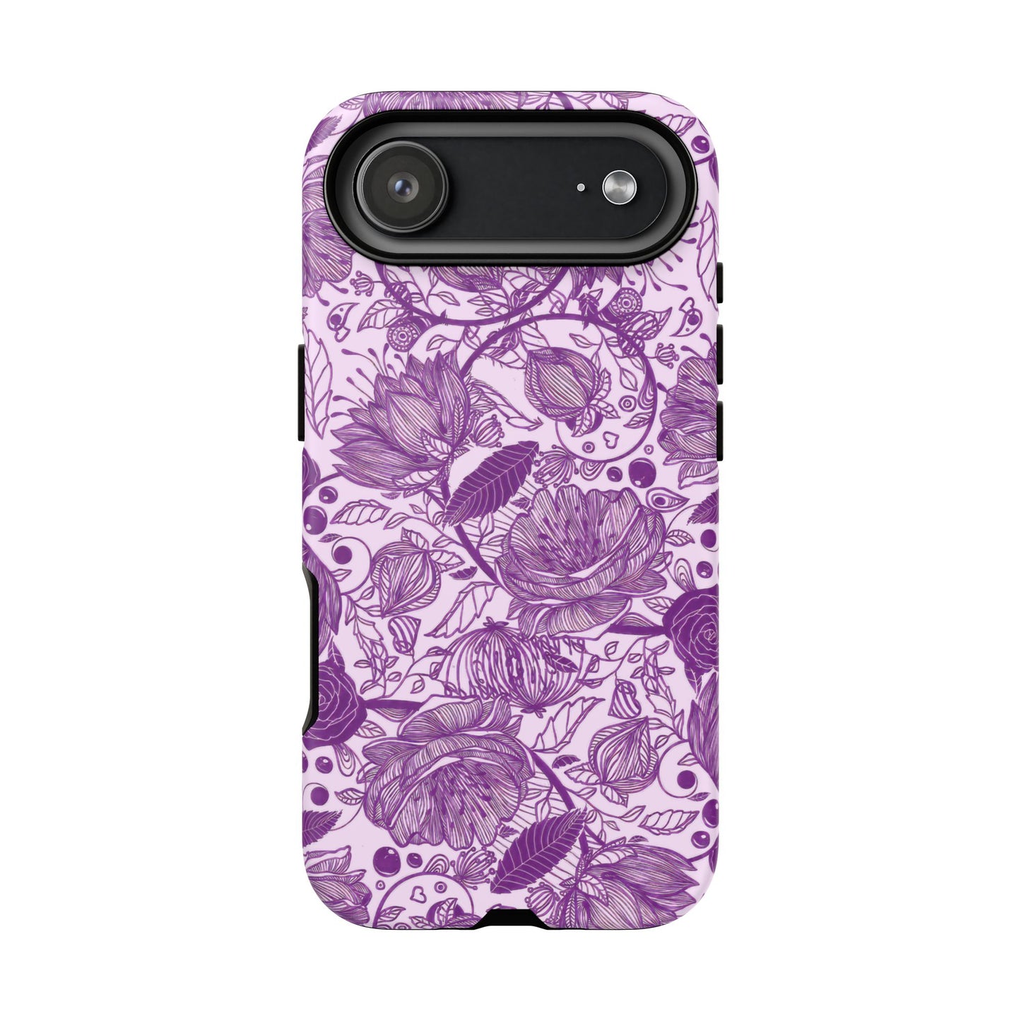 Graphical Garden: Purple Edition iPhone Tough Cases