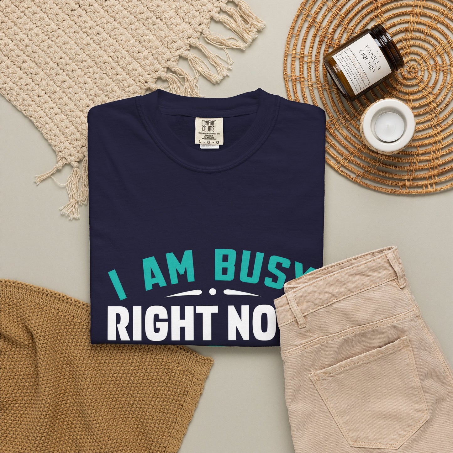 Sarcastic Unisex T-Shirt - 'I Am Busy Right Now, Can I Ignore You Some Other Time?'