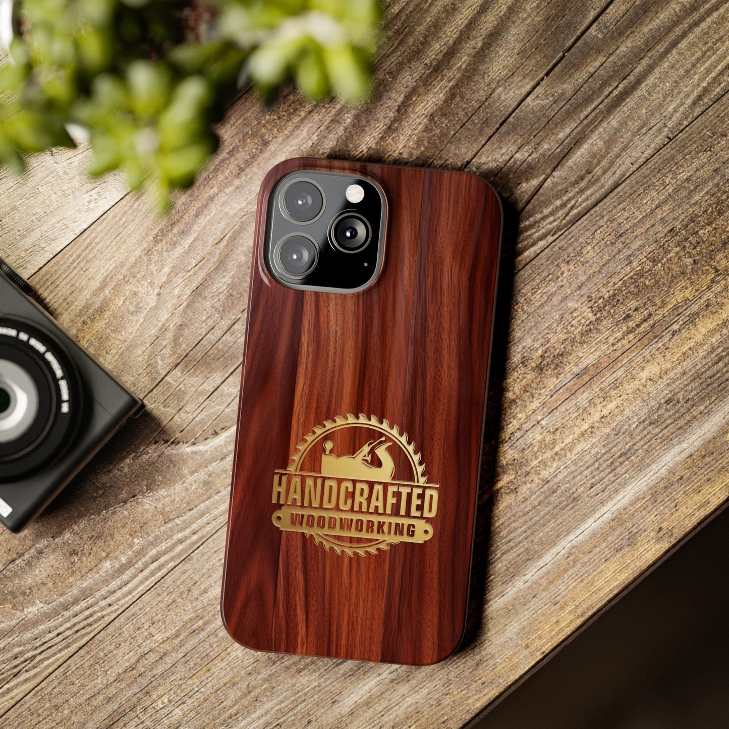Woodworking Logo Slim Cases, iPhone