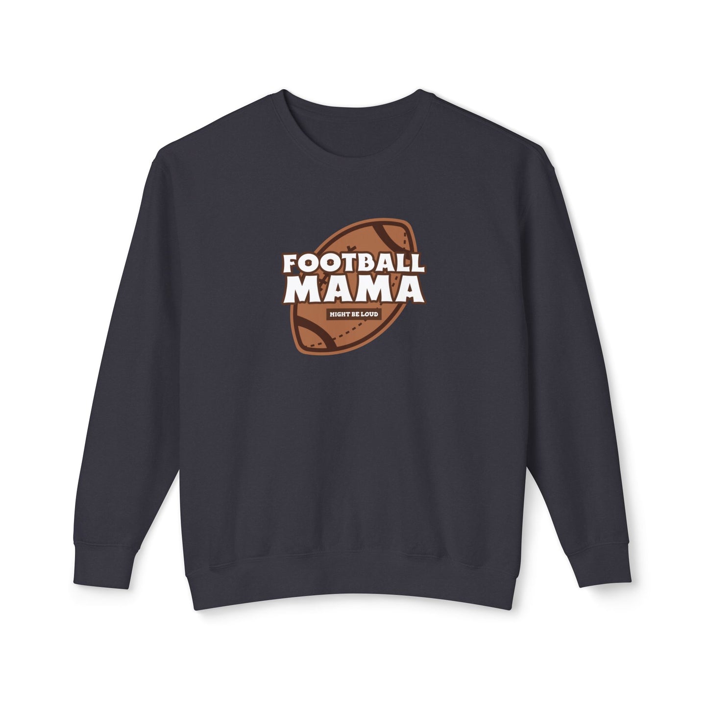 Football Mama  Unisex Lightweight Crewneck Sweatshirt