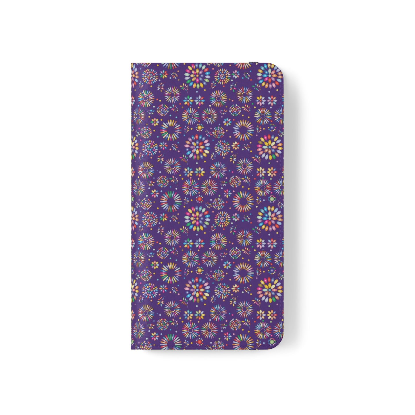 Vibrant Vibes Flip Cases / Purple