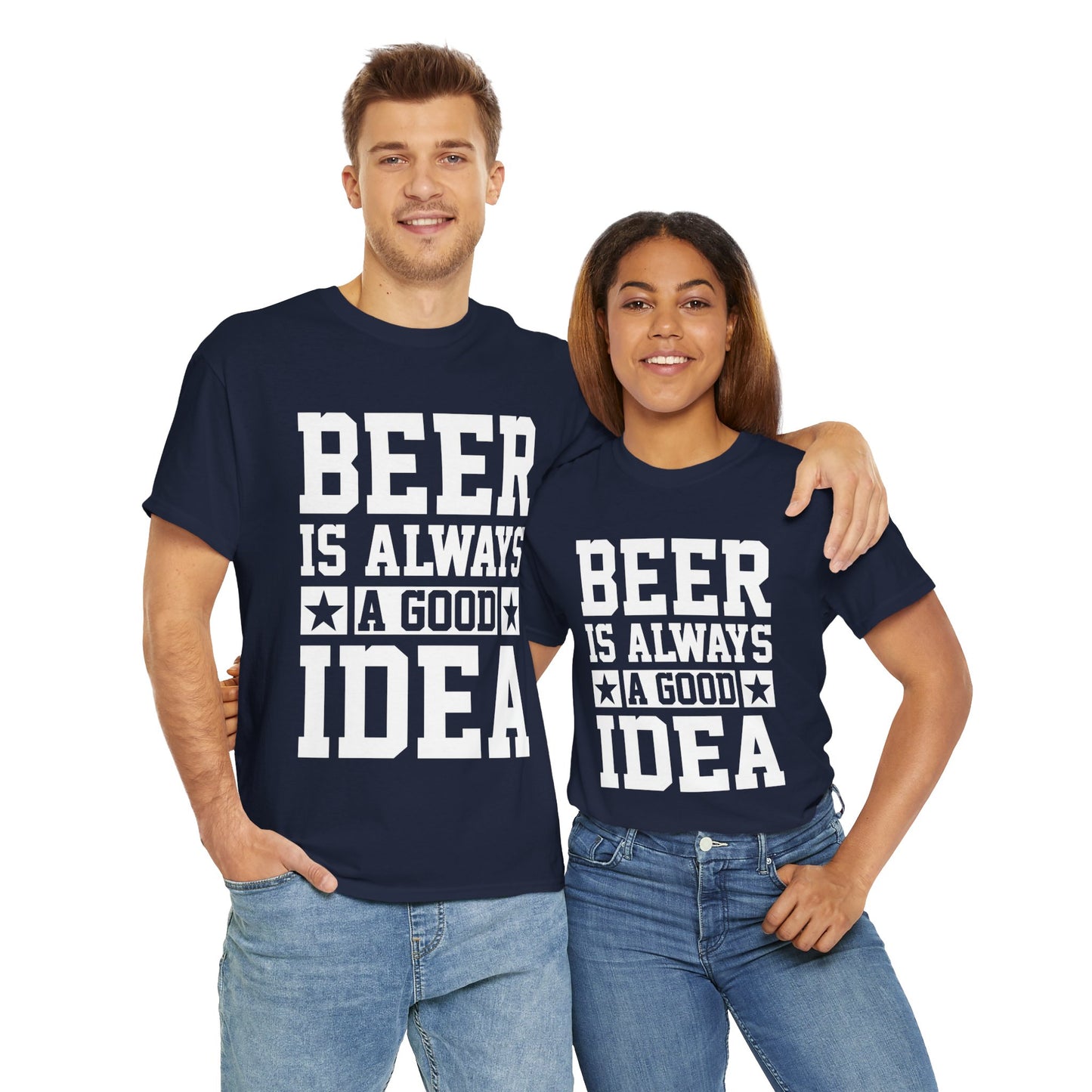 Beer is Always a Good Idea Unisex Heavy Cotton Tee