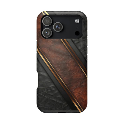 Stylish Leather Texture Magnetic Tough Cases