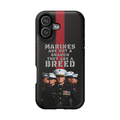 Marines Magnetic Tough Case - "Not a Branch, a Breed" Military iPhone Cover