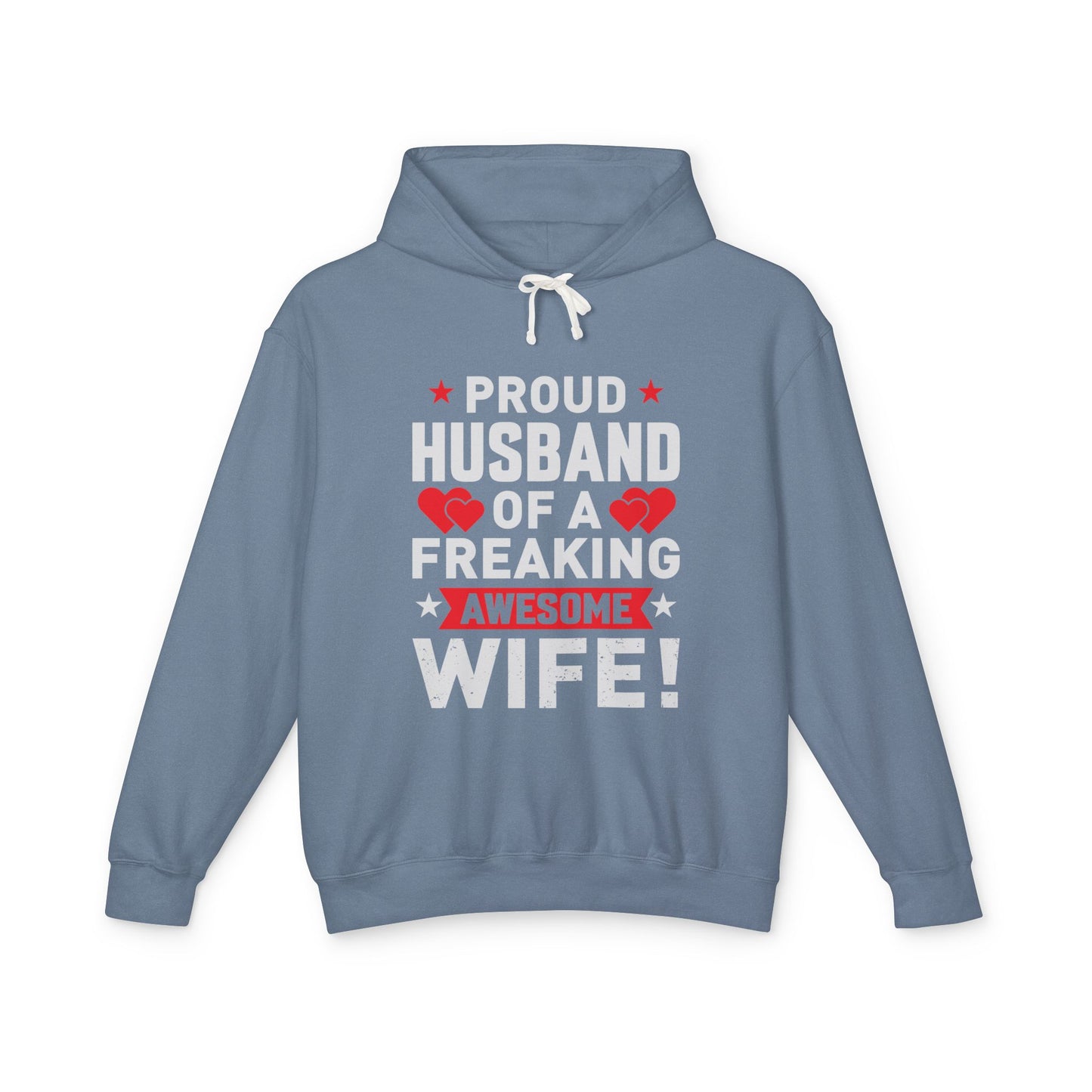 Proud Husband Hooded Sweatshirt for Men