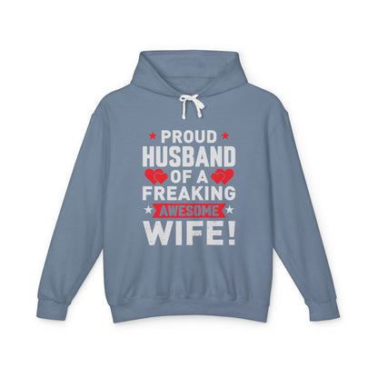 Proud Husband Hooded Sweatshirt for Men