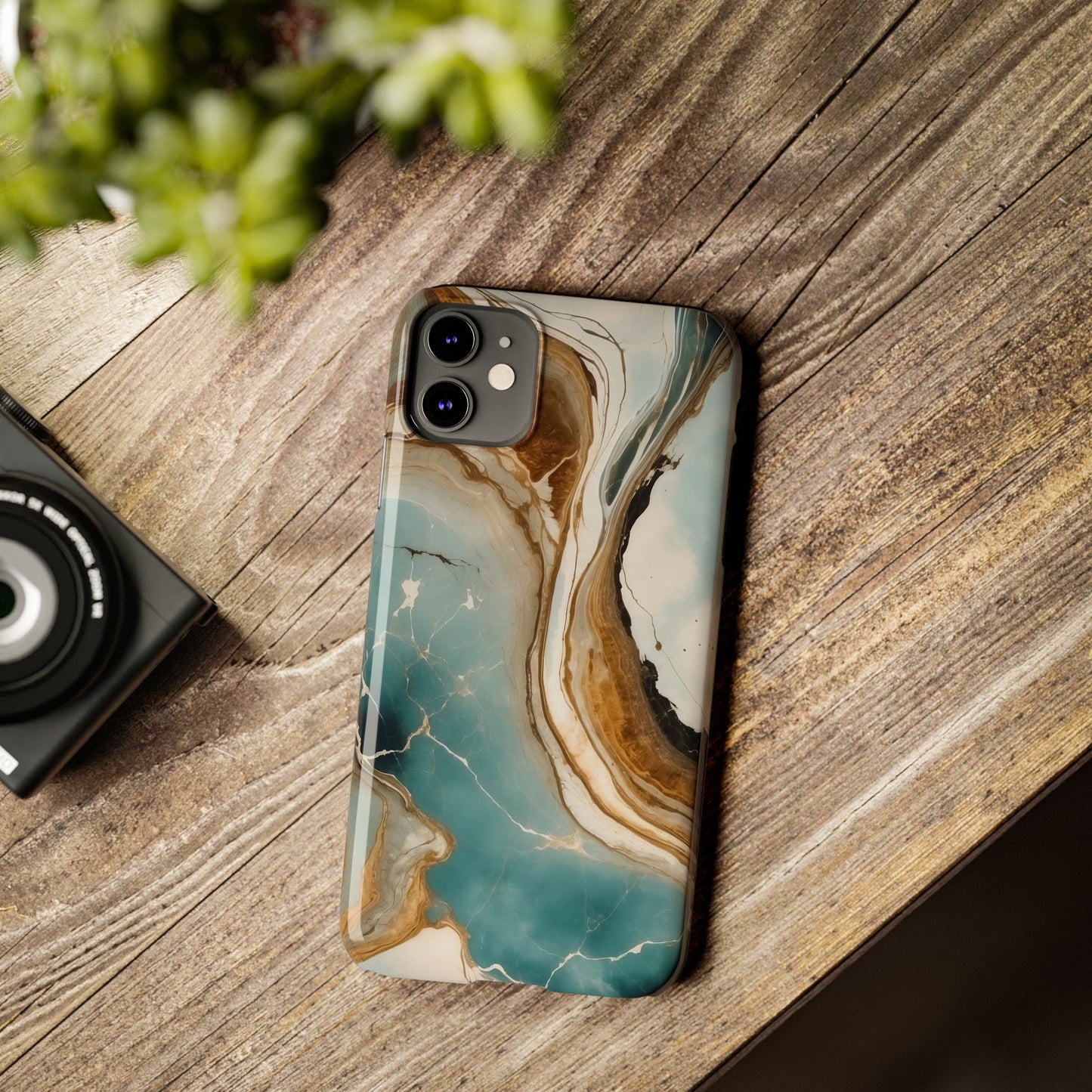 Marble Slim Phone Case, Stylish Protective Cover