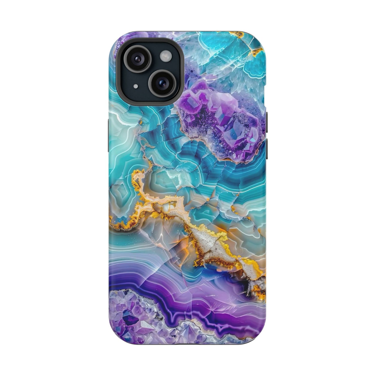 Blue Agate Magnetic Phone Case