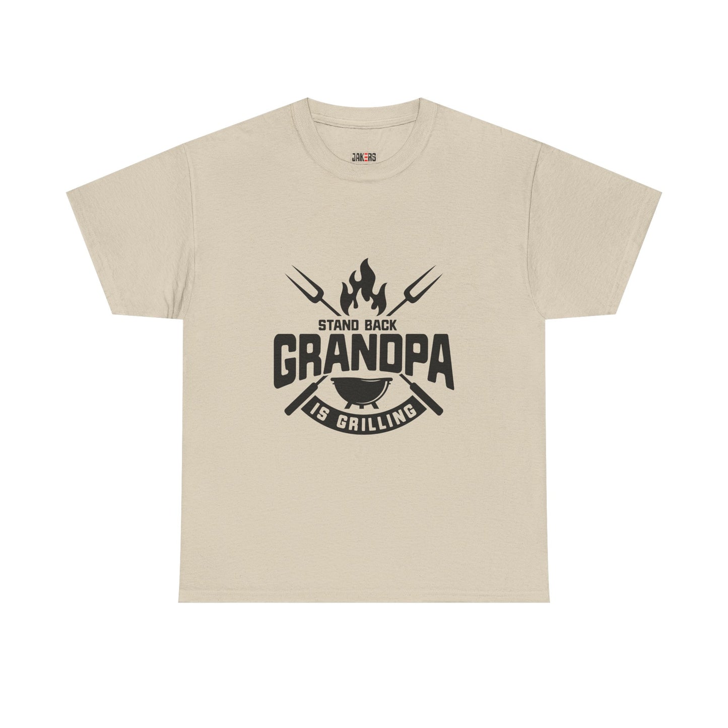 Funny Grilling Grandpa Tee | Unisex Heavy Cotton Shirt for Father's Day
