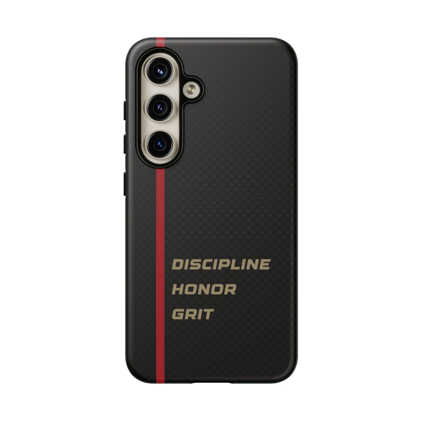 Discipline, Honor, Grit Impact-Resistant Phone Case