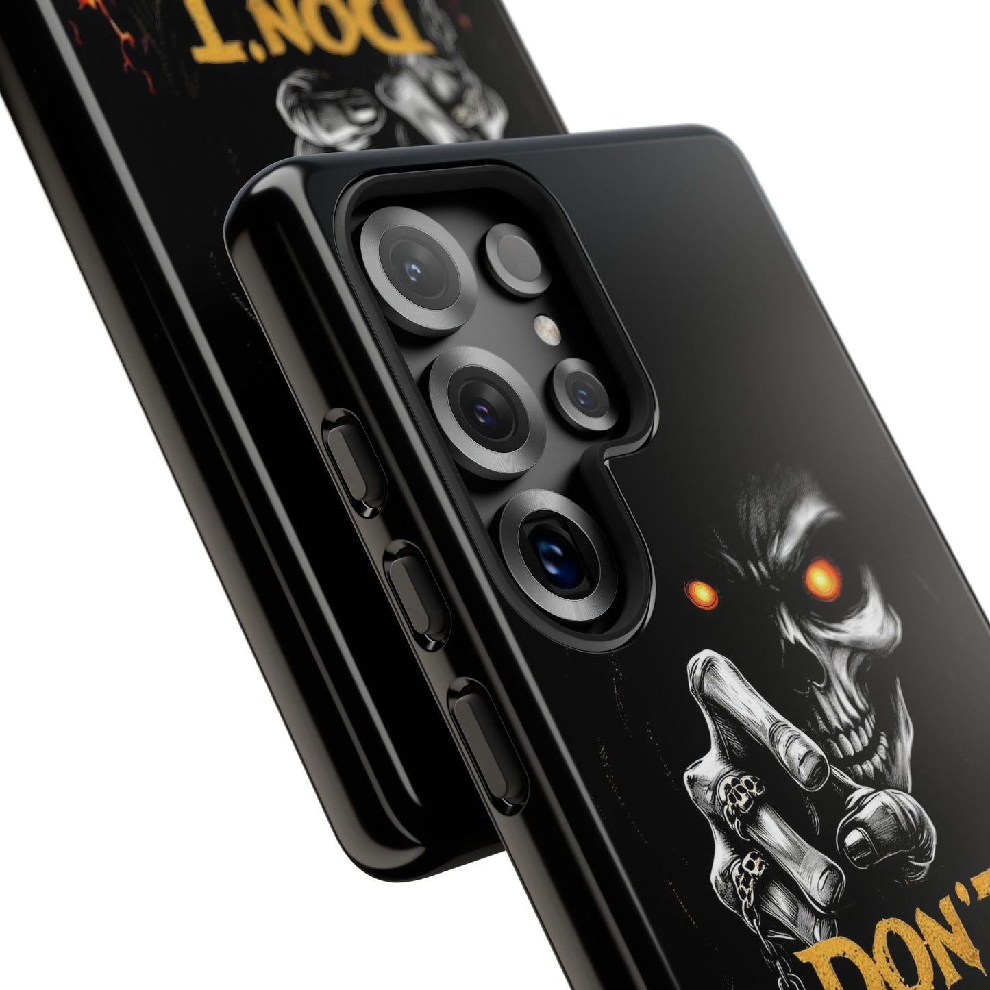 Skull Samsung Tough Cases, Don't Touch My Phone Cover,