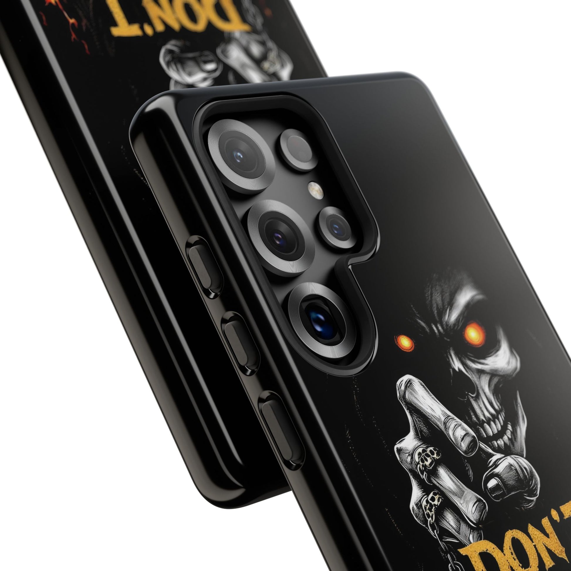 Skull Samsung Tough Cases, Don't Touch My Phone Cover,