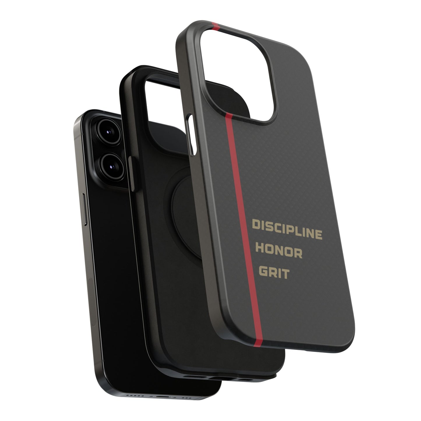Discipline, Honor, Grit Impact-Resistant Phone Case