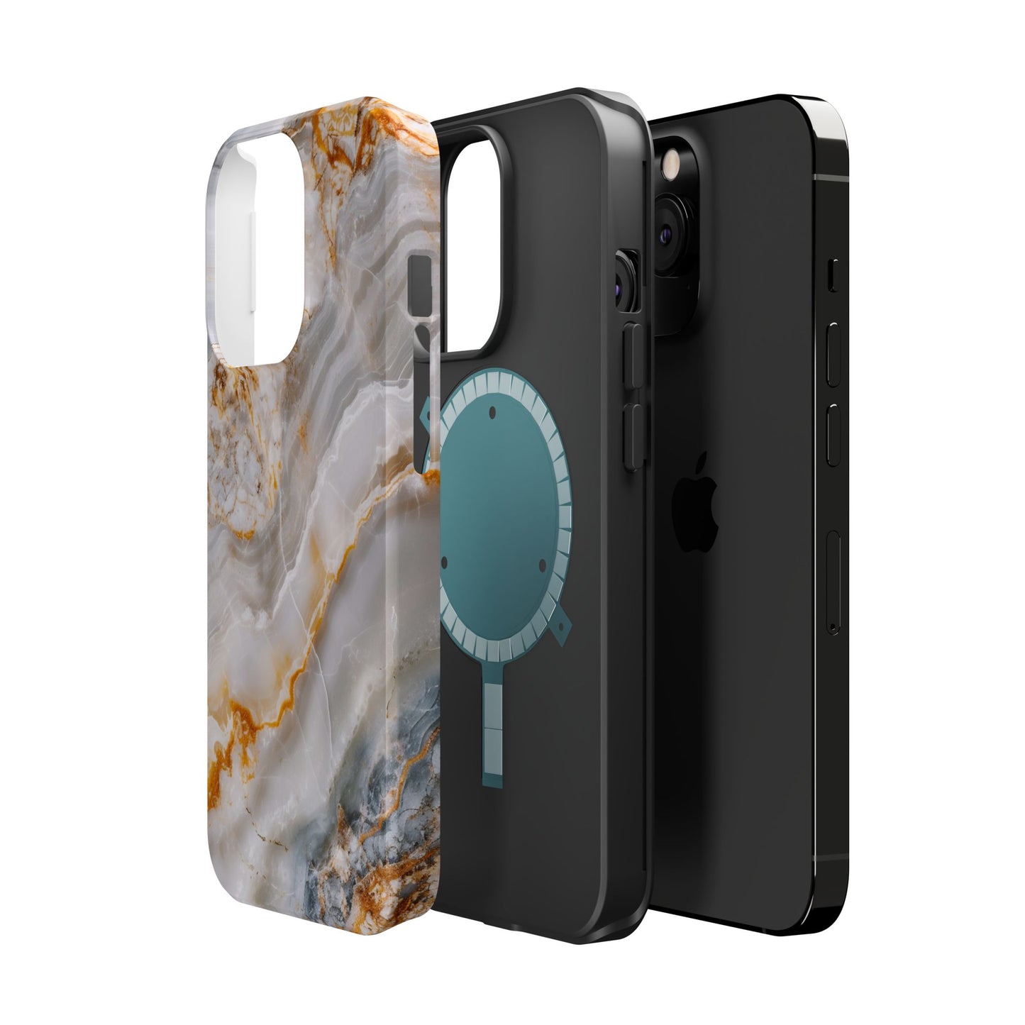 Pure Elegance Marble Magnetic iPhone Case, Stylish & Trendy Accessories