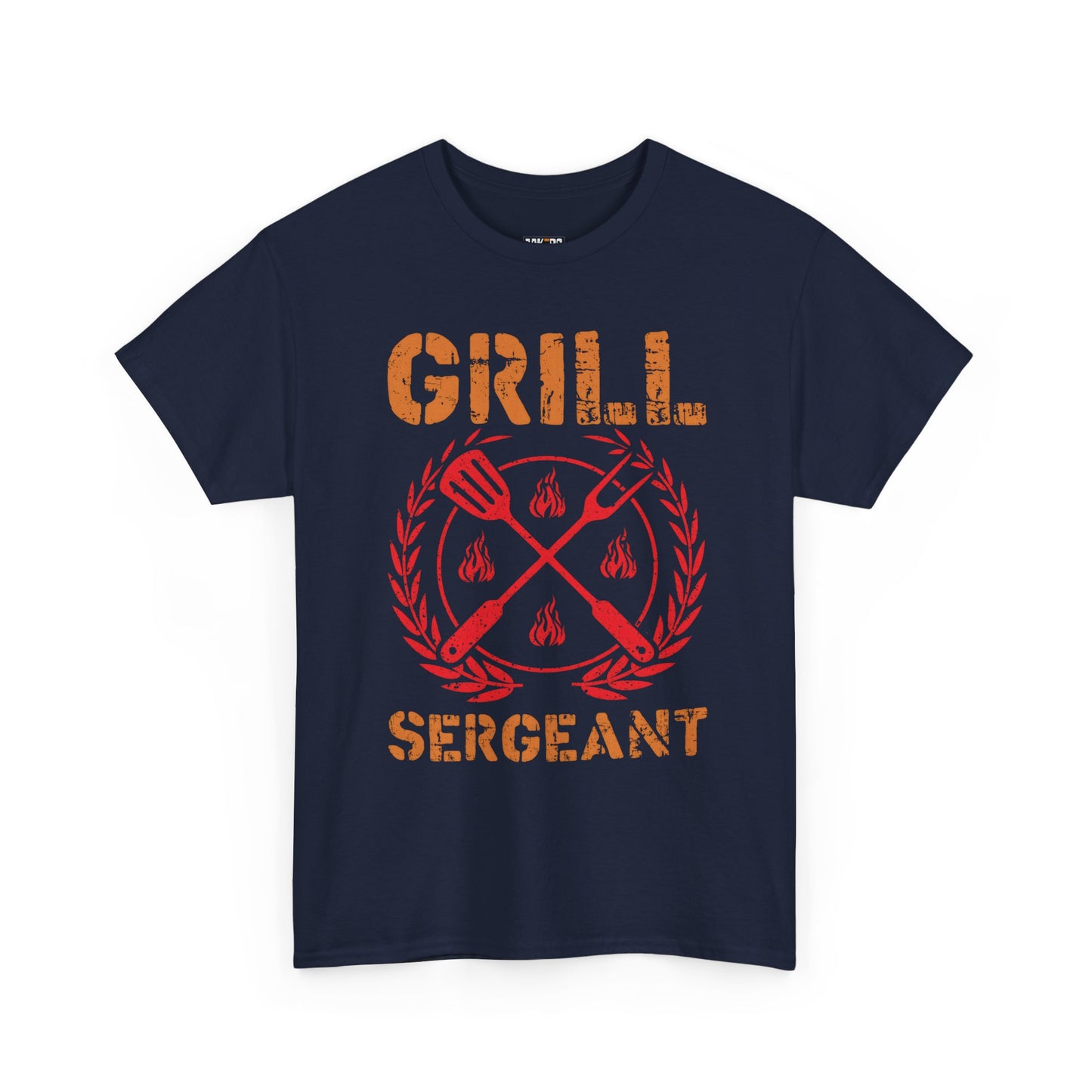 Grill Sergeant Unisex Heavy Cotton Tee - Fun BBQ Shirt for Grill Masters