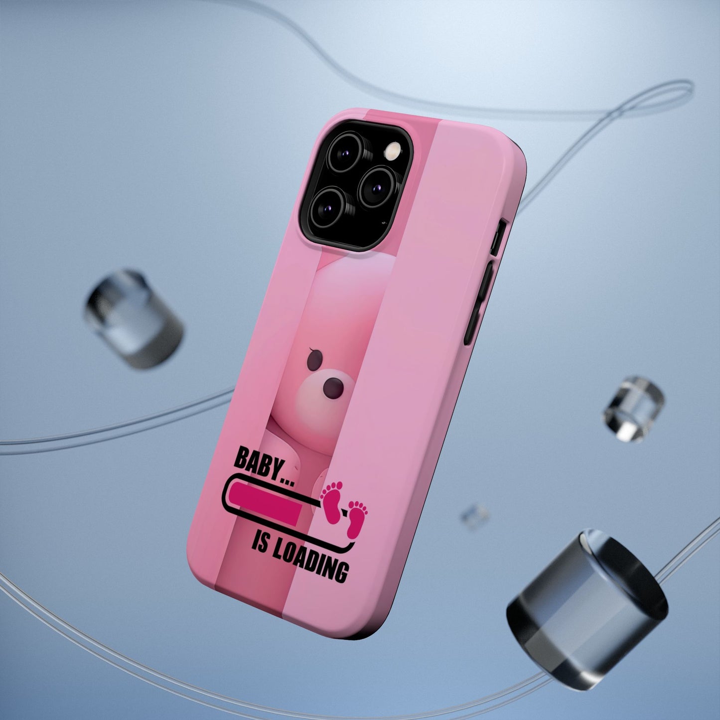 Cute Baby Loading Magnetic Phone Case, Expecting Parents Gift