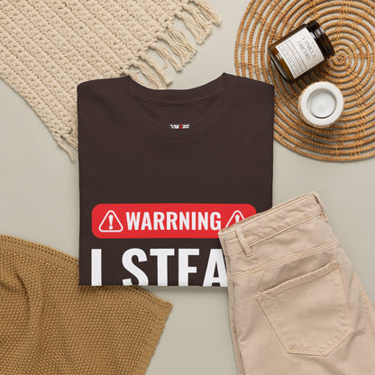 Warning I Steal Hearts Tee