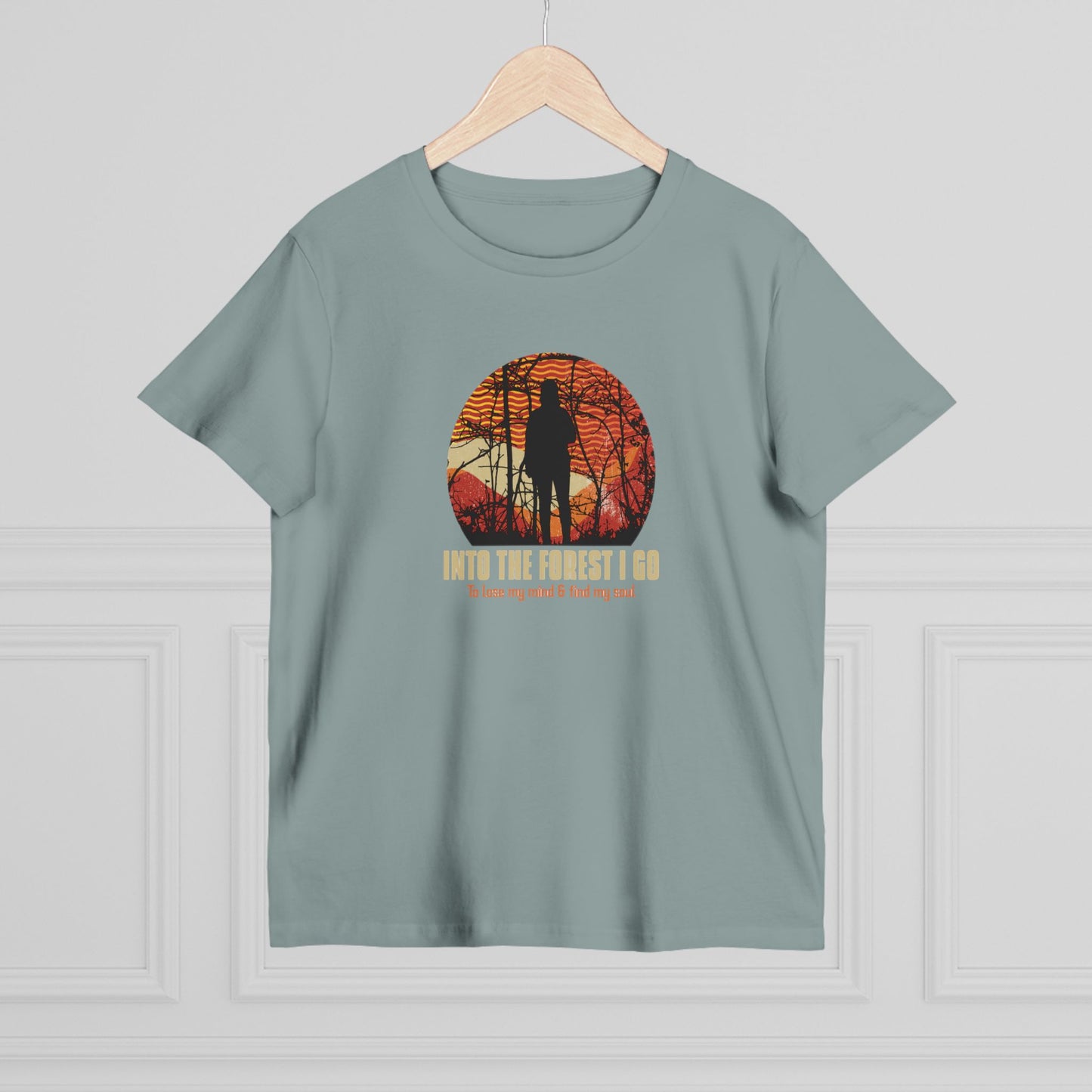 Into The Forest I Go Women’s Maple Tee