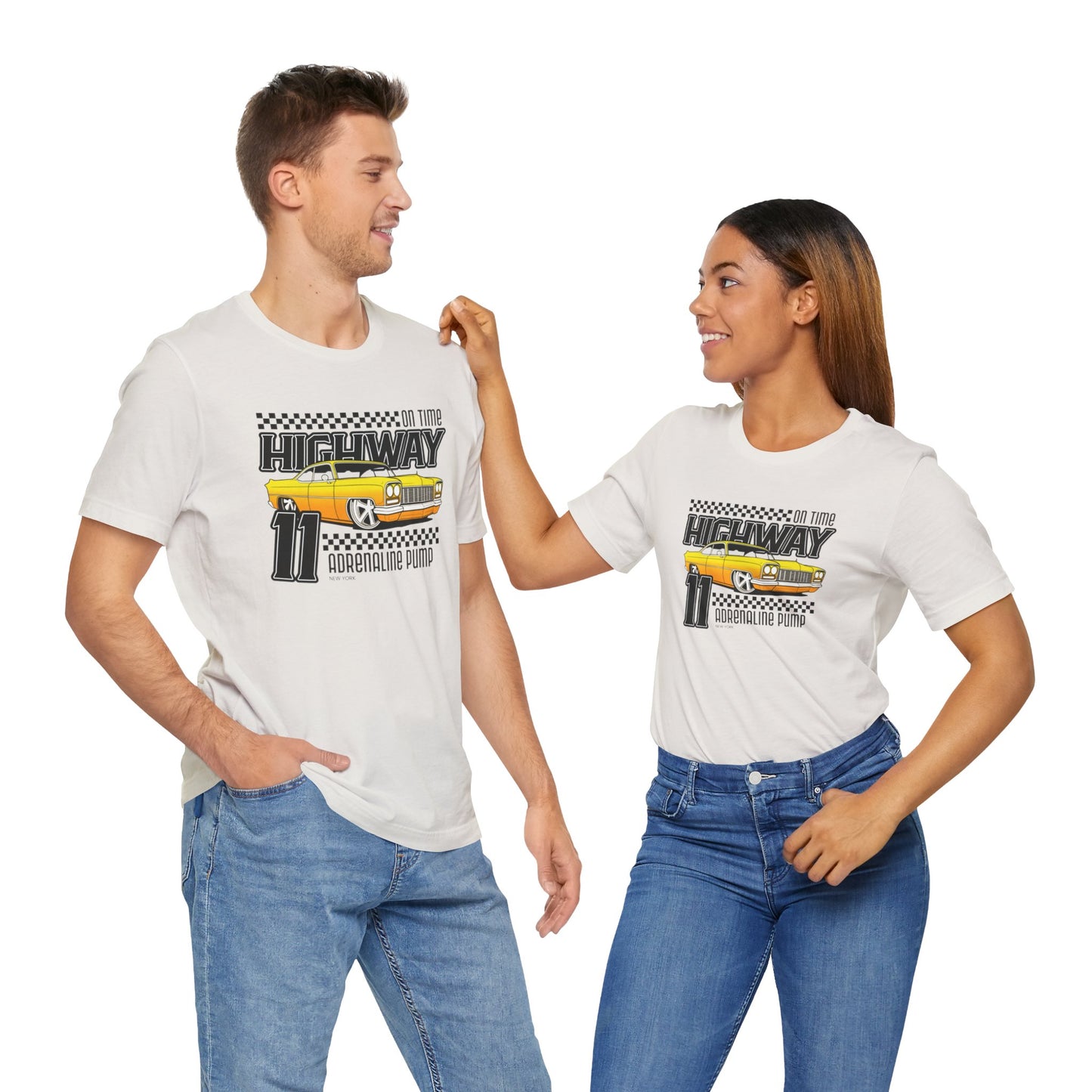 On Time Highway Adrenaline Pump Unisex Jersey Short Sleeve Tee