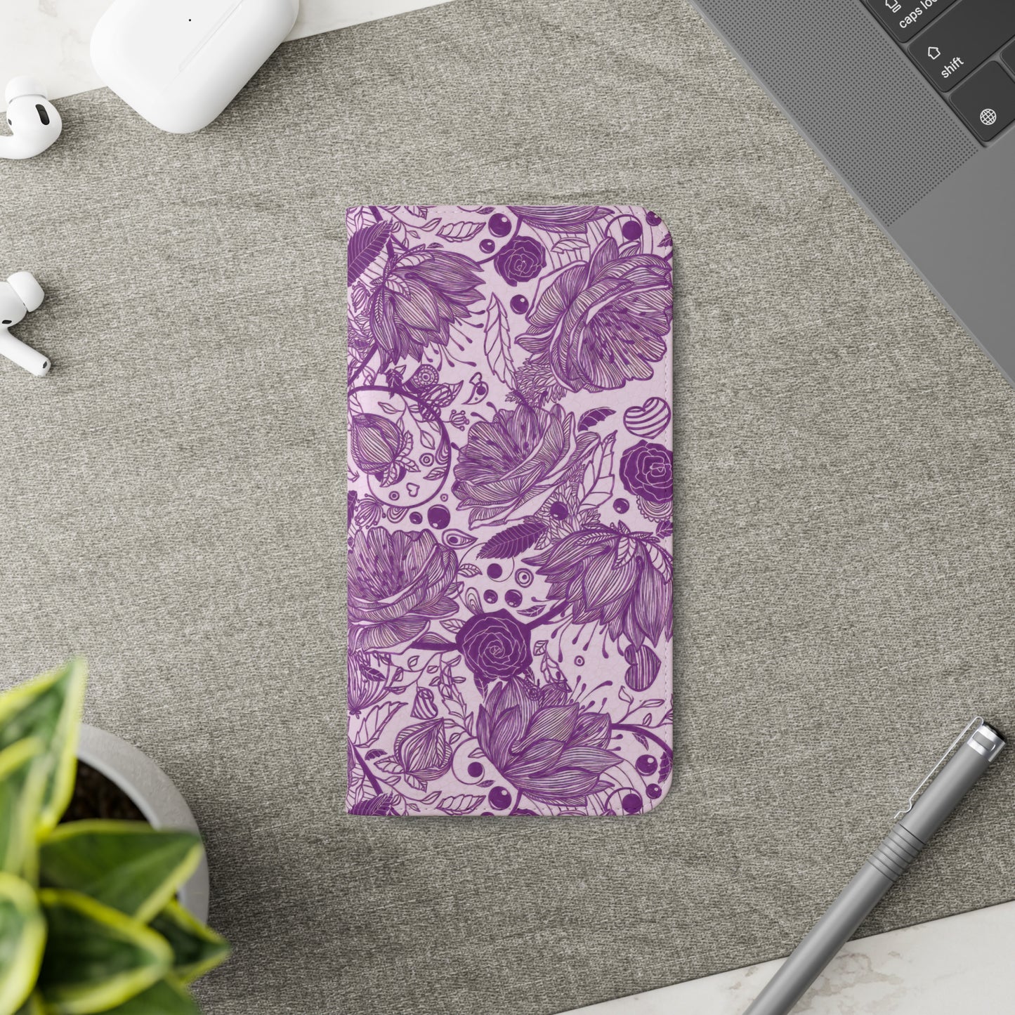 Graphical Garden: Purple Edition Flip Cases