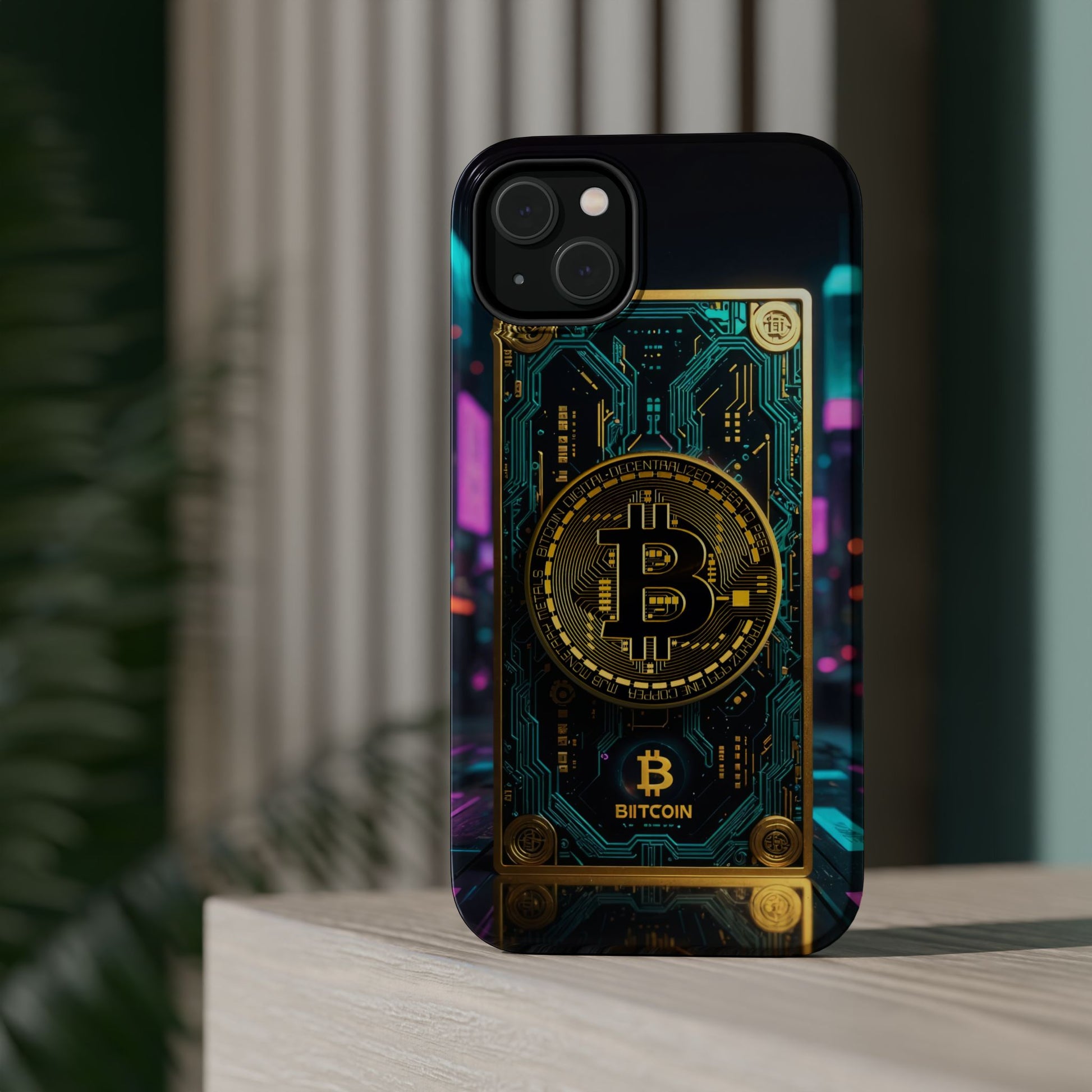 Bitcoin Magnetic Phone Case, Unique Phone Cover
