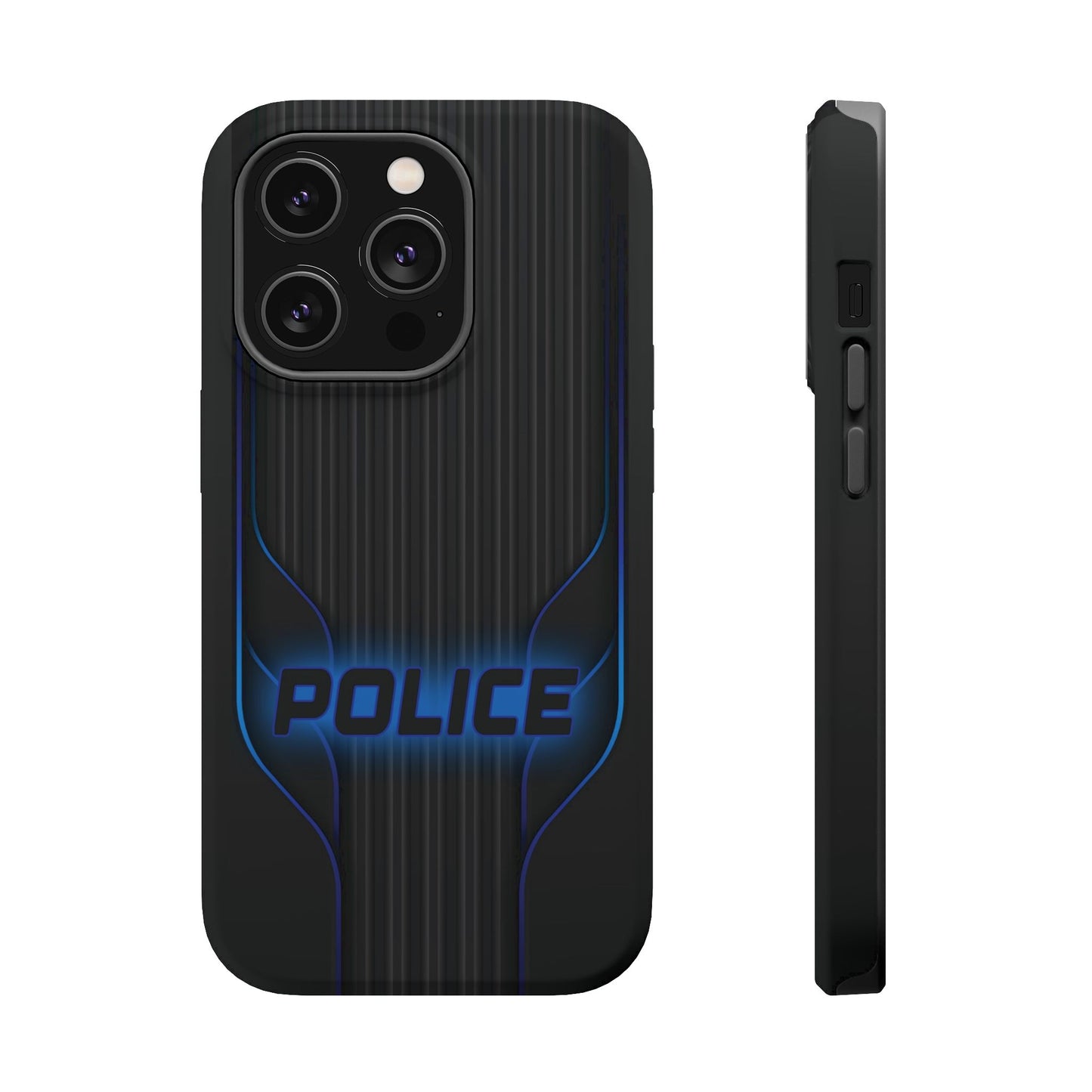 Police Magnetic Phone Cases, Blue Light
