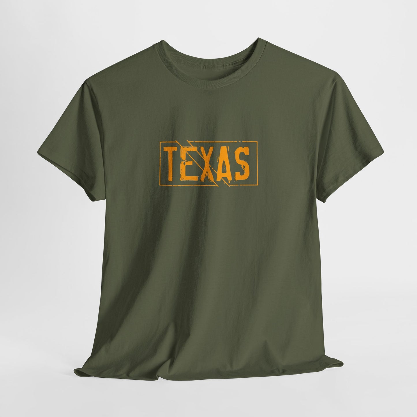 Texas Pride Unisex Heavy Cotton Tee - Casual Black T-Shirt for Texans