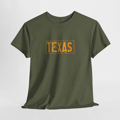 Texas Pride Unisex Heavy Cotton Tee - Casual Black T-Shirt for Texans