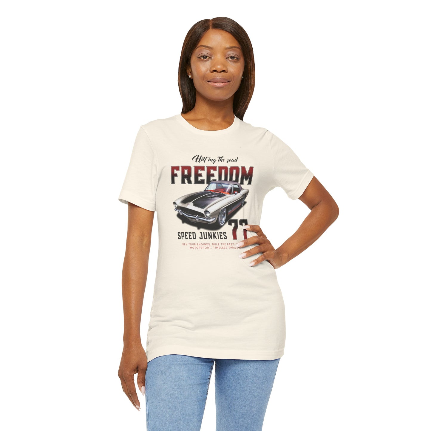 Hitting The Road Freedom Unisex Jersey Short Sleeve Tee