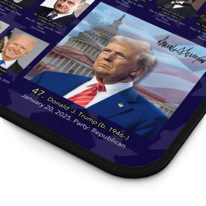 Educational Desk Mat, United States Presidents 2025