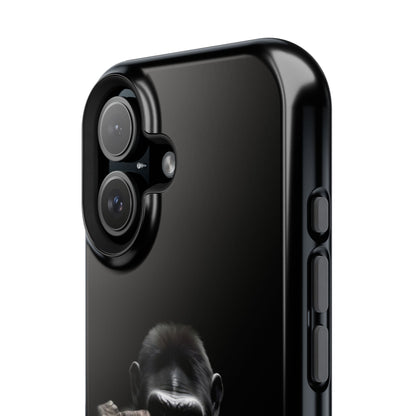 Edgy Gorilla Magnetic iPhone Case, Unique Cell Phone Cover