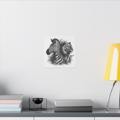 Stripes and Shadows - Canvas Print