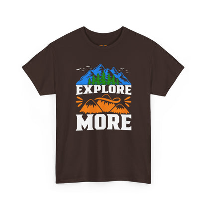 Explore More Adventure Tee - Unisex Heavy Cotton T-Shirt