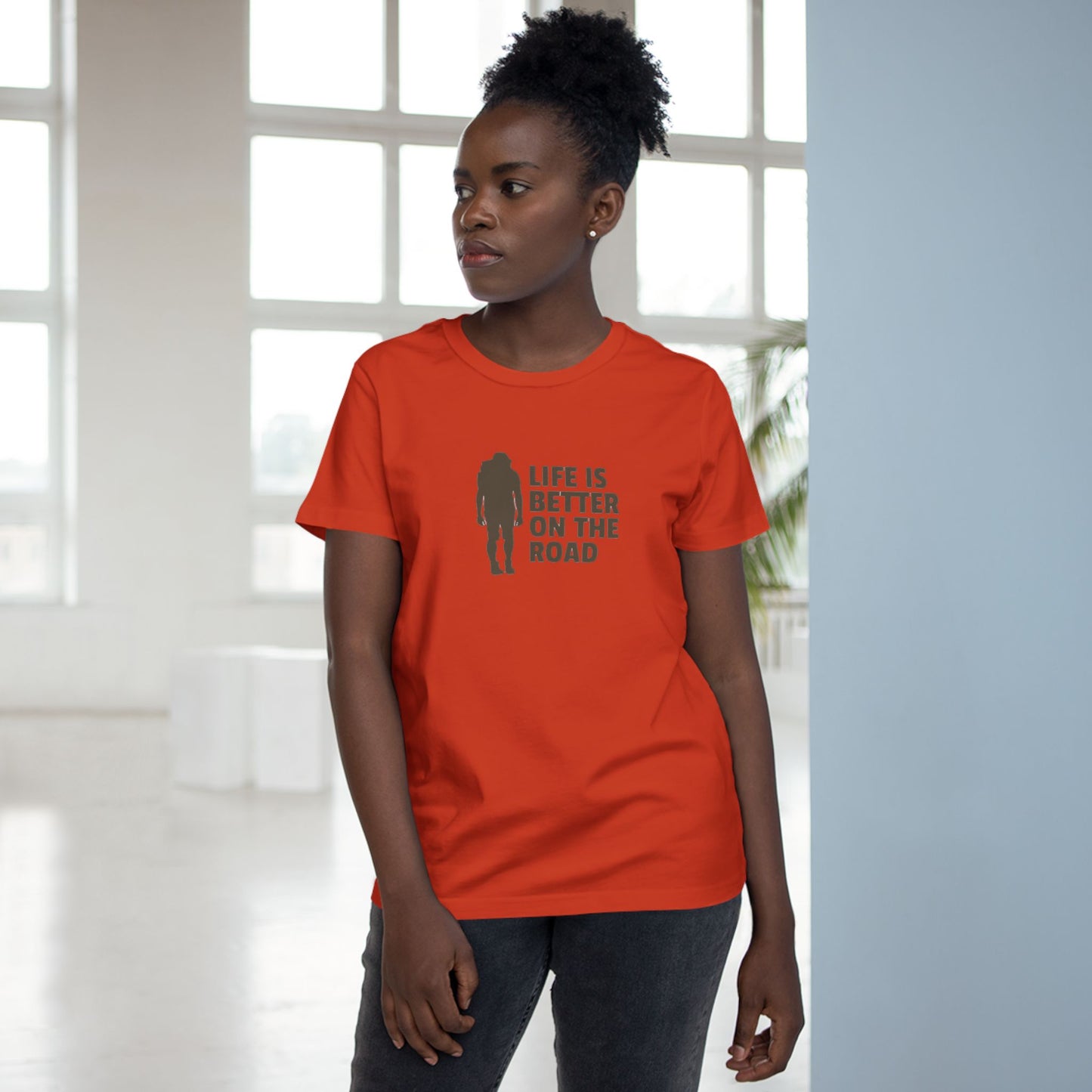 Life Is Better On The Road Women’s Maple Tee