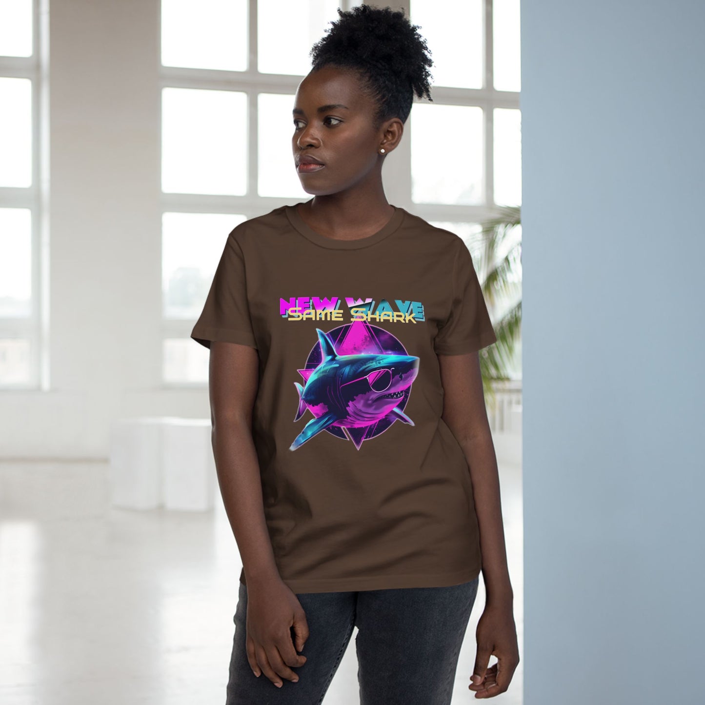 New Wave Same Shark Women’s Maple Tee