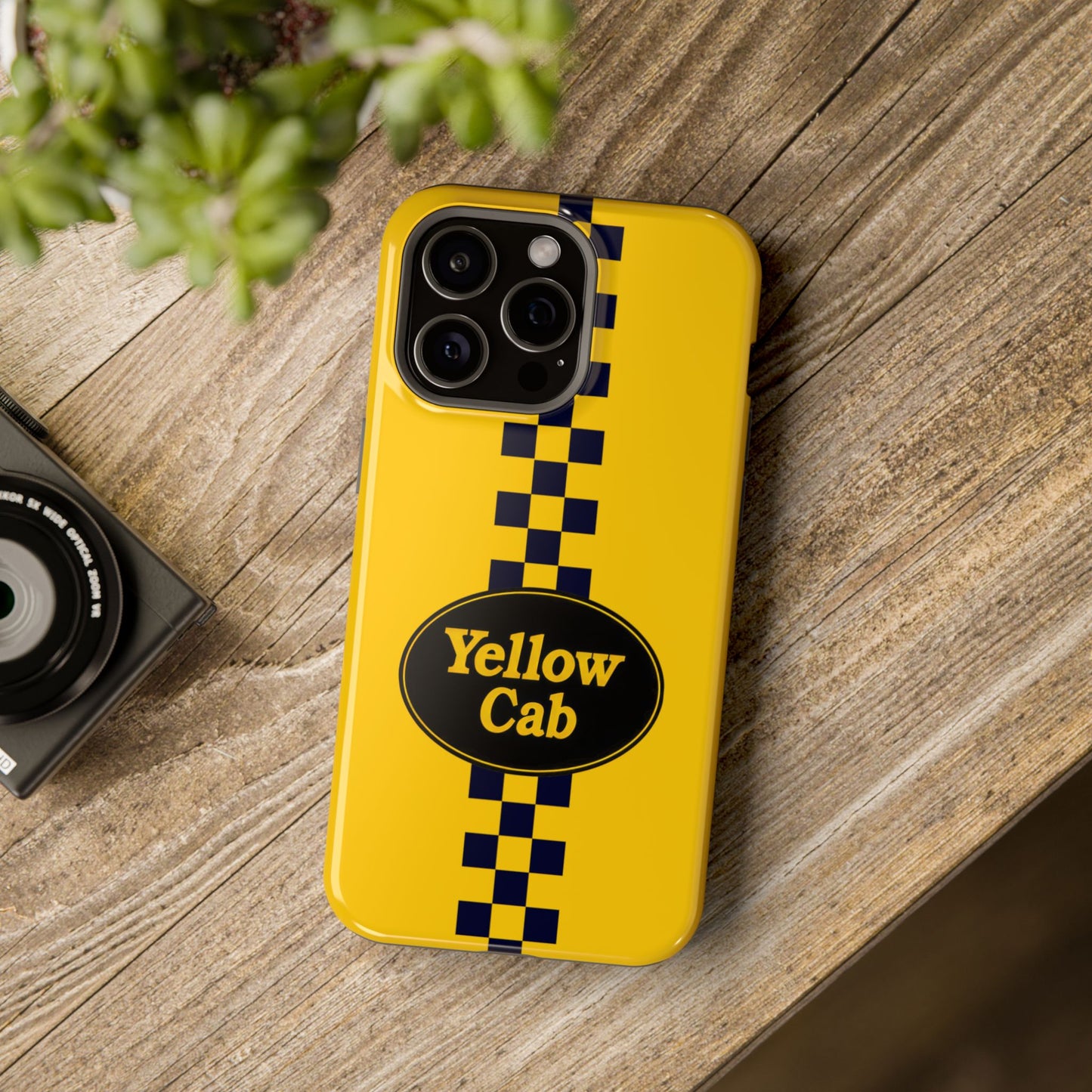 Yellow Cab Magnetic Phone Cases, Taxi Driver
