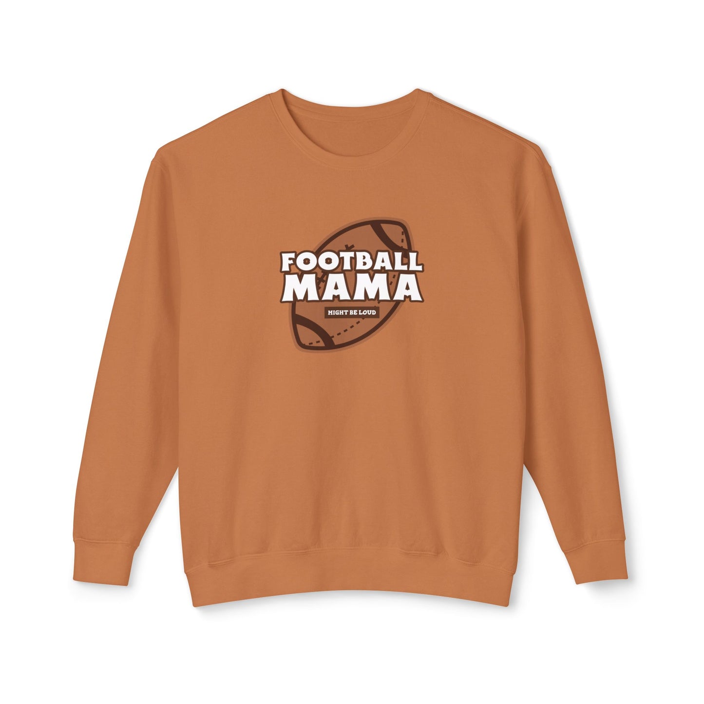 Football Mama  Unisex Lightweight Crewneck Sweatshirt