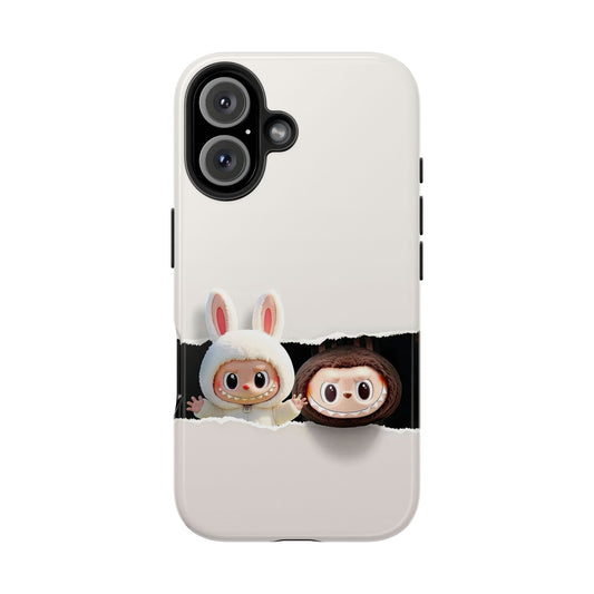 The Monsters Tough Case for iPhone Models and Variations – Dual Layer Protective Cover, Playful Design, Cute Mobile Accessory
