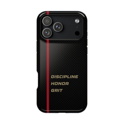 Discipline, Honor, Grit Impact-Resistant Phone Case