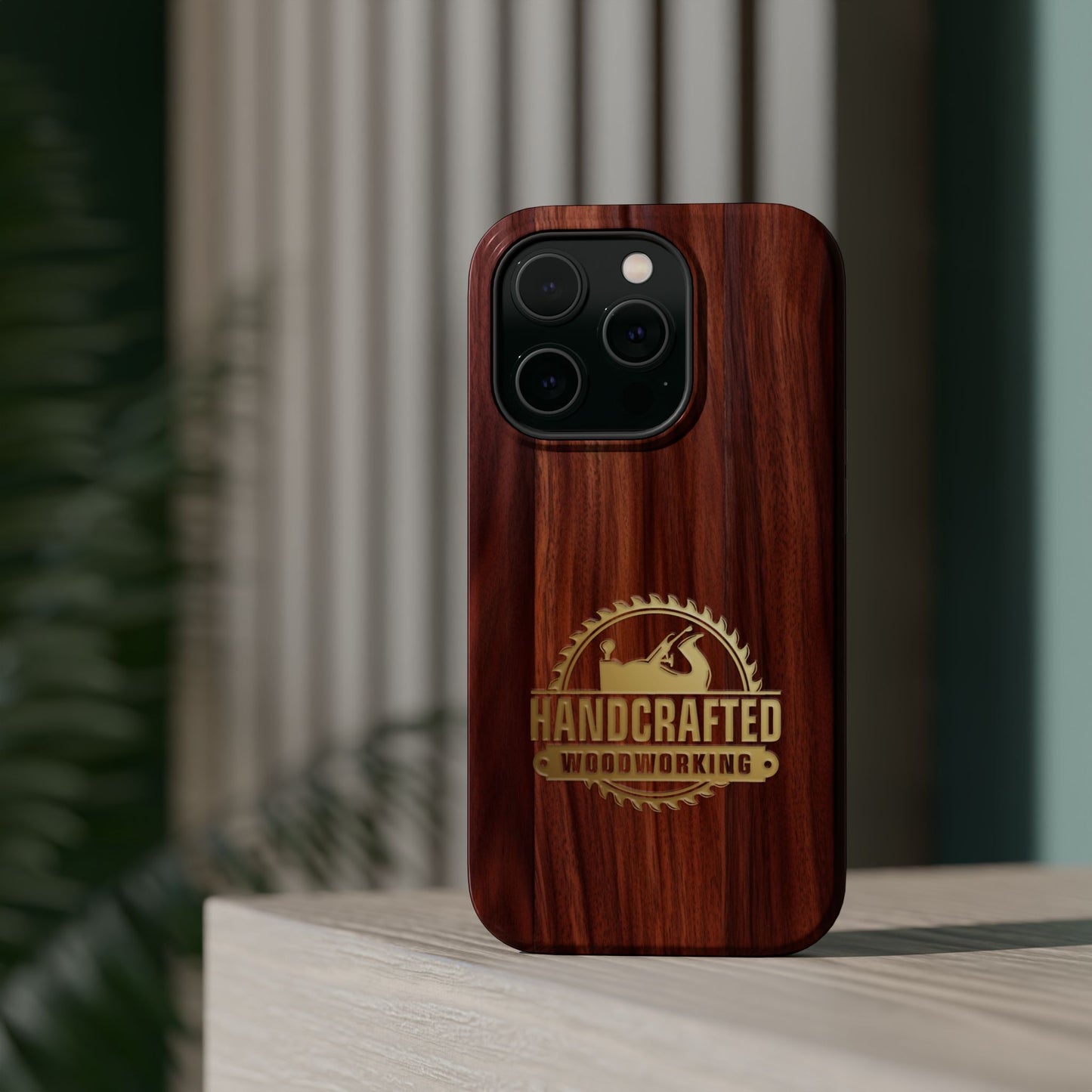 Woodworking Logo Magnetic iPhone Case