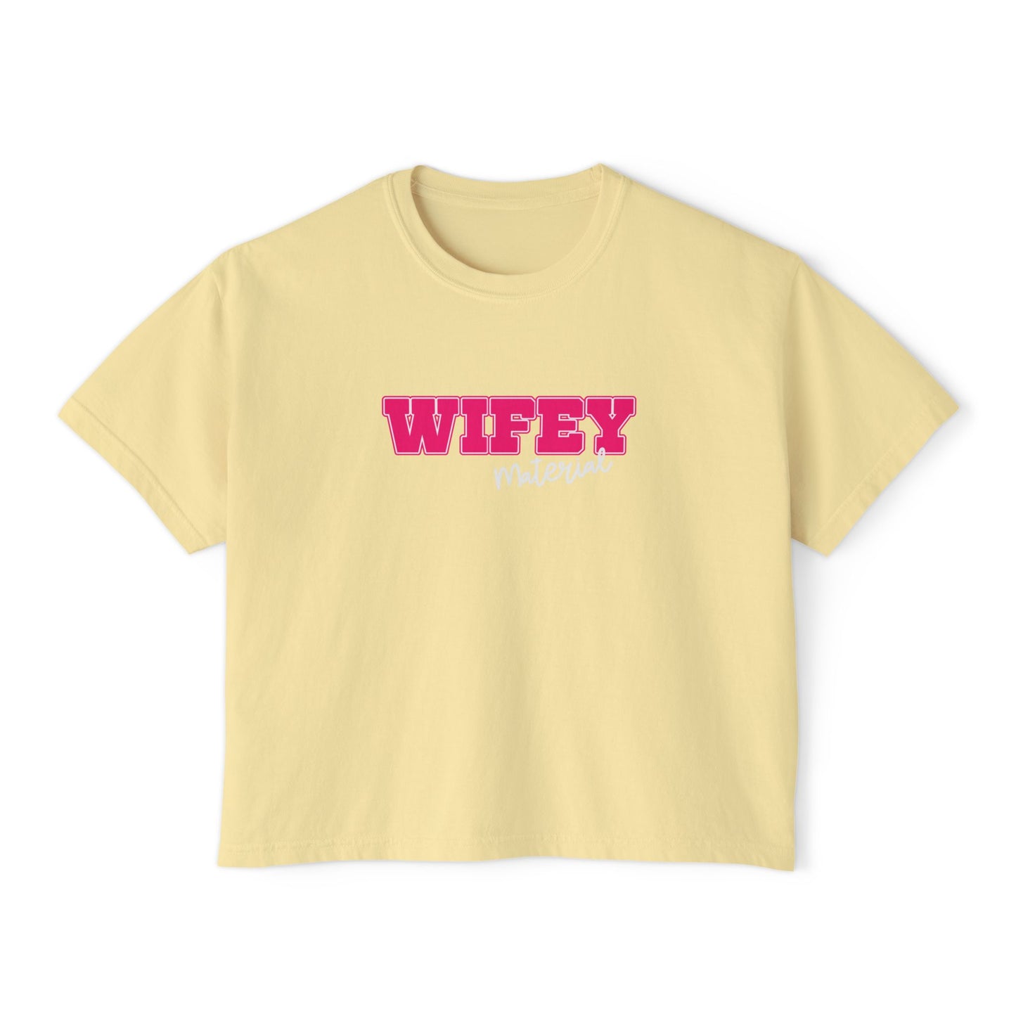 Wifey Material Women's Boxy Tee