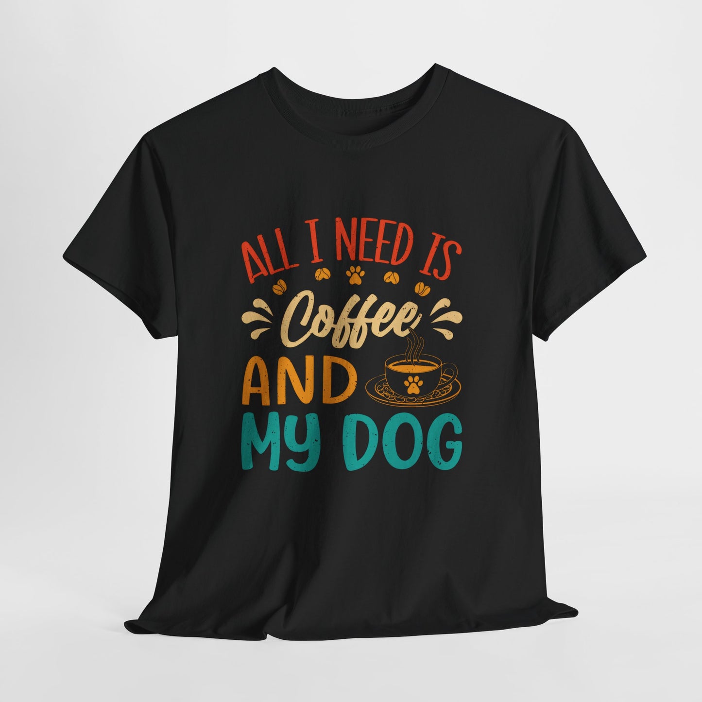 Coffee and Dog Lover Unisex Tee - Perfect Gift for Pet Owners