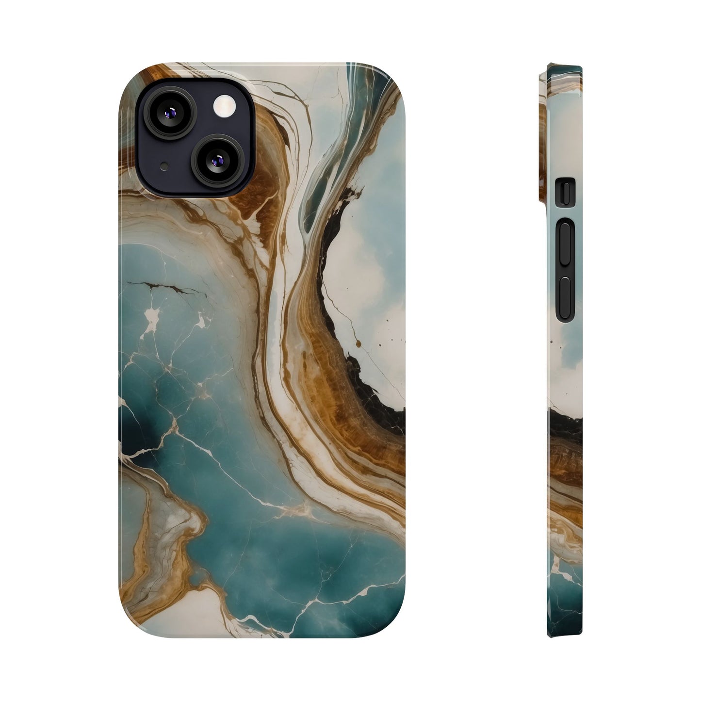 Marble Slim Phone Case, Stylish Protective Cover