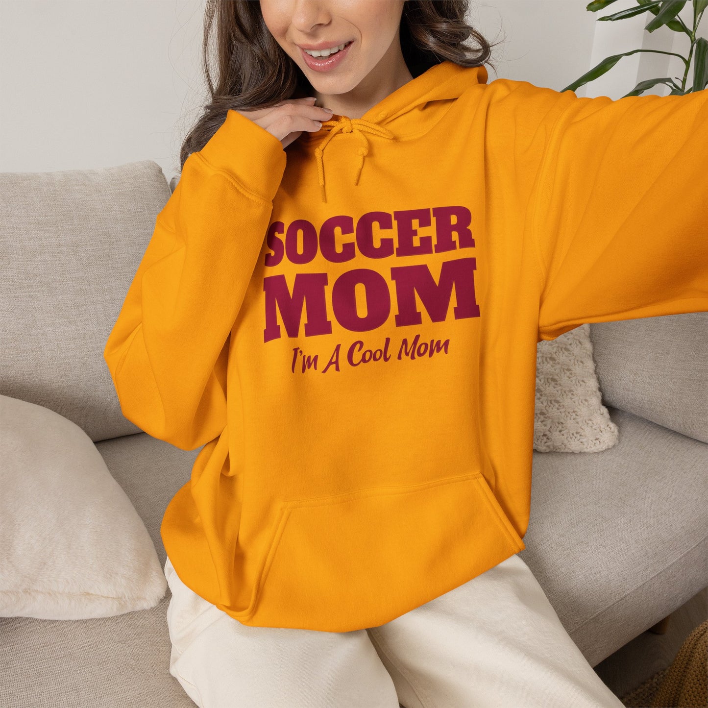 Soccer Mom I'm A Cool Mom Hooded Sweatshirt