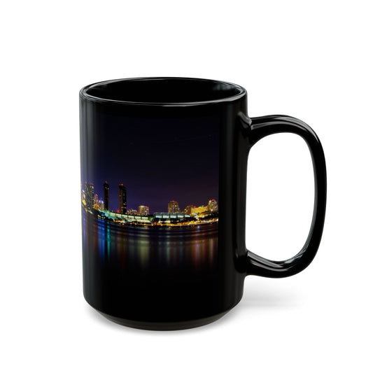 City Nights, Bright Lights Black Mug - 11oz, 15oz